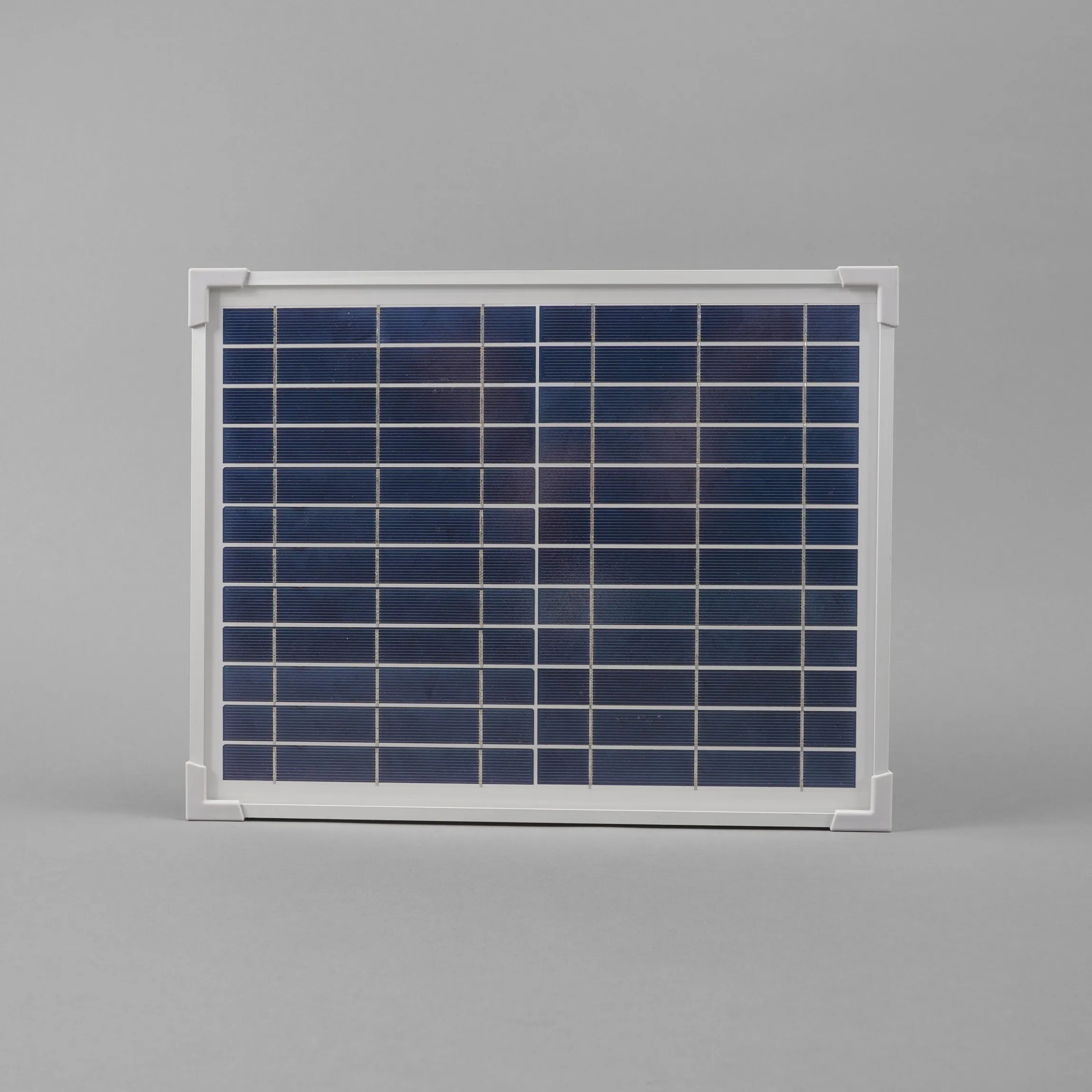 Solarmodul 12 Wp / 12 V mit Stecker 2-polig klein - neues Modell