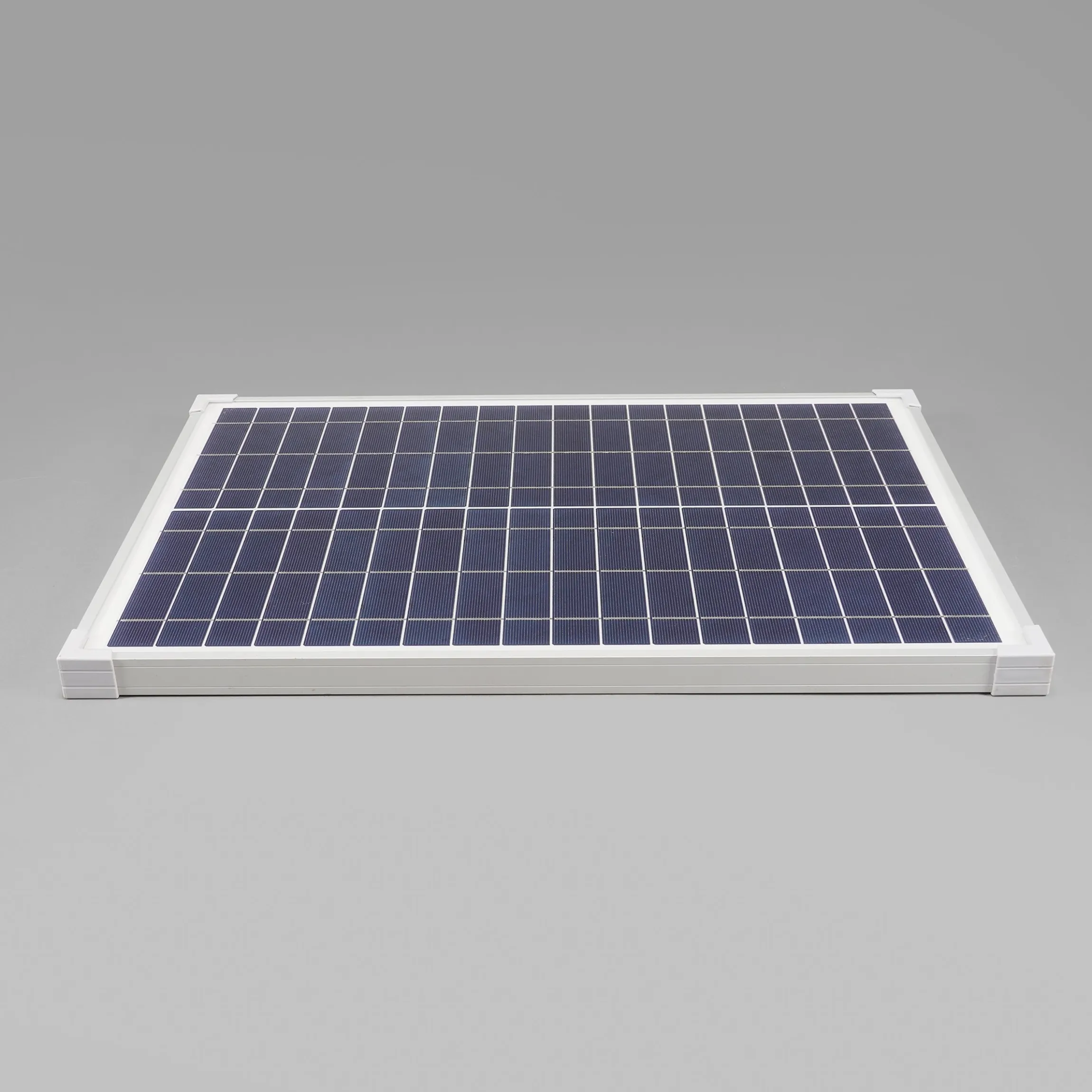 Solarmodul 25 Wp / 18 V mit Stecker 2-polig klein - neues Modell