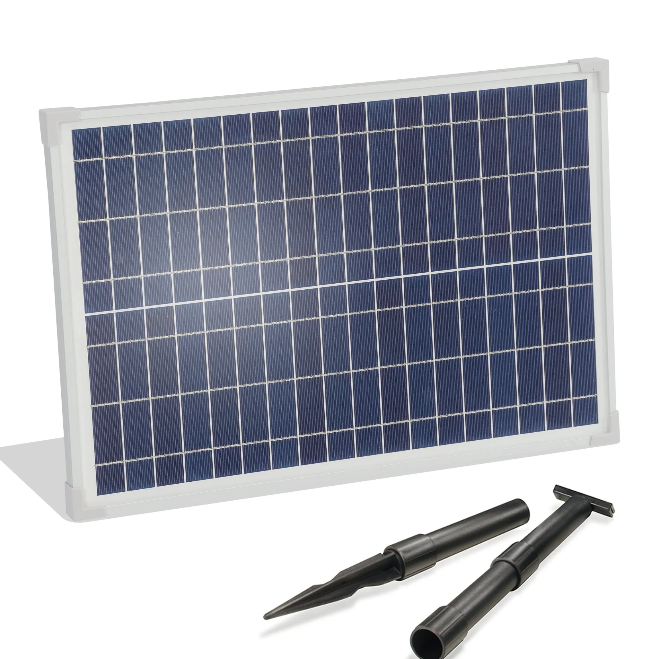 Solarmodul 25 Wp / 18 V mit Stecker 2-polig klein - neues Modell