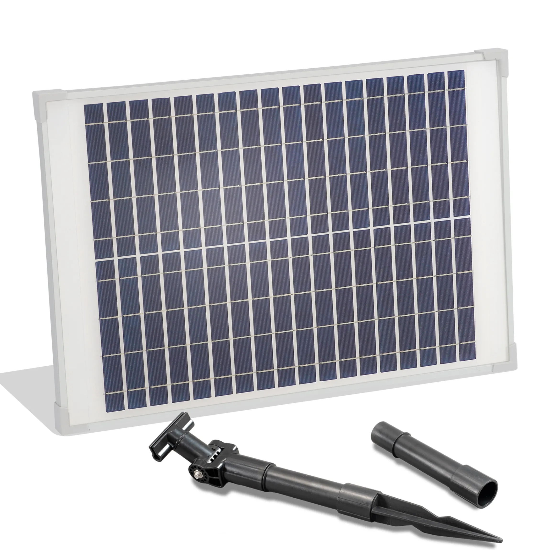 Solarmodul 20 Wp / 18 V mit Stecker 2-polig klein