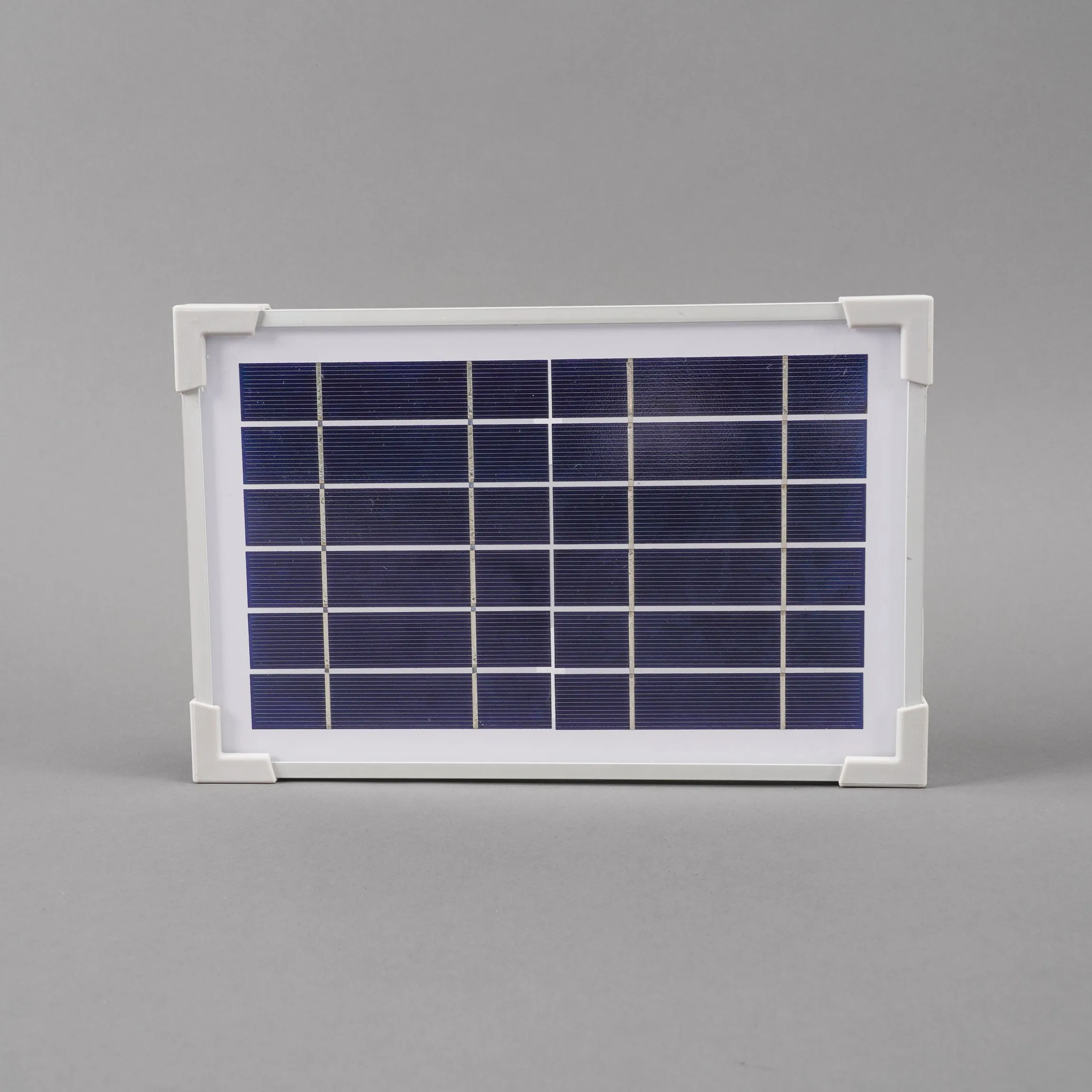 Solarmodul 3,5 Wp / 6 V mit Stecker 2-polig rund