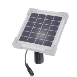 Solarmodul 2 Wp / 6 V ohne Akku Stecker 2-polig rund