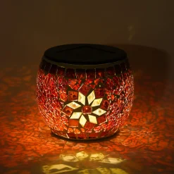 Solar Mosaik-Tischleuchte Brilliant ⌀ 13 cm