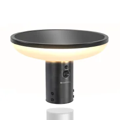 Solar PIR-Leuchtkopf Linus für Pfostenmontage