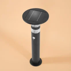 Solar PIR-Standleuchte Casoli 55 cm, schwarz