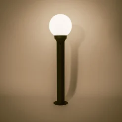 Solar Pollerleuchte mit Leuchtkugel ⌀ 20 cm