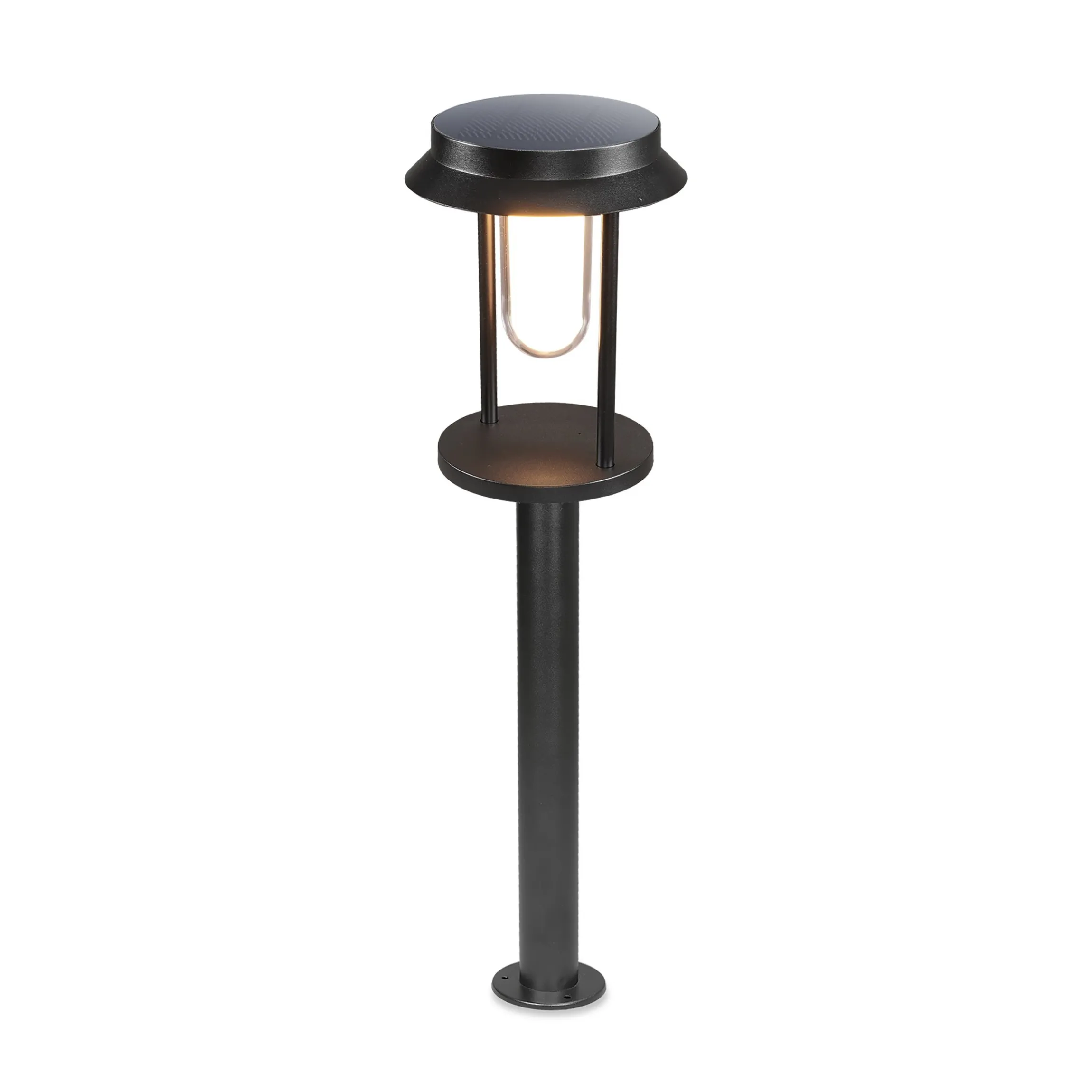 Solar Pollerleuchte Svenja 73 cm, schwarz