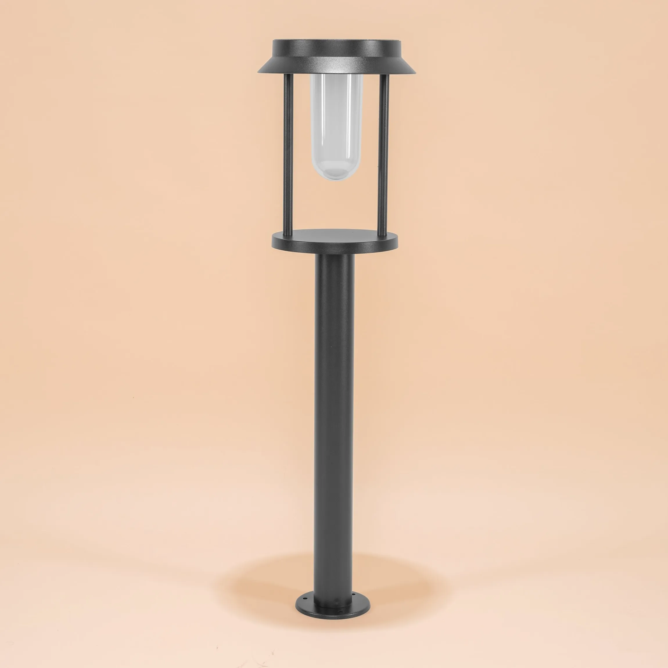Solar Pollerleuchte Svenja 73 cm, schwarz