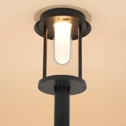 Solar Pollerleuchte Svenja 73 cm, schwarz