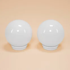 Solar Schwimmkugeln ⌀ 20 cm im 2er Set mit Fernbedienung