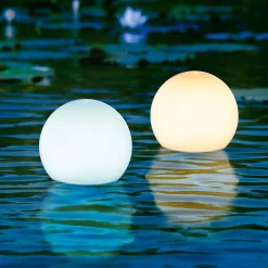 Solar Schwimmkugeln im 2er-Set ⌀ 15 cm