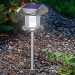 Solar Stableuchte Sunnylight 38 cm aus Edelstahl