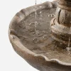 Solar Standbrunnen 83 cm mit dreifach Wasserspiel