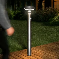 Solar Standleuchte Cortona 80 cm mit Bewegungssensor