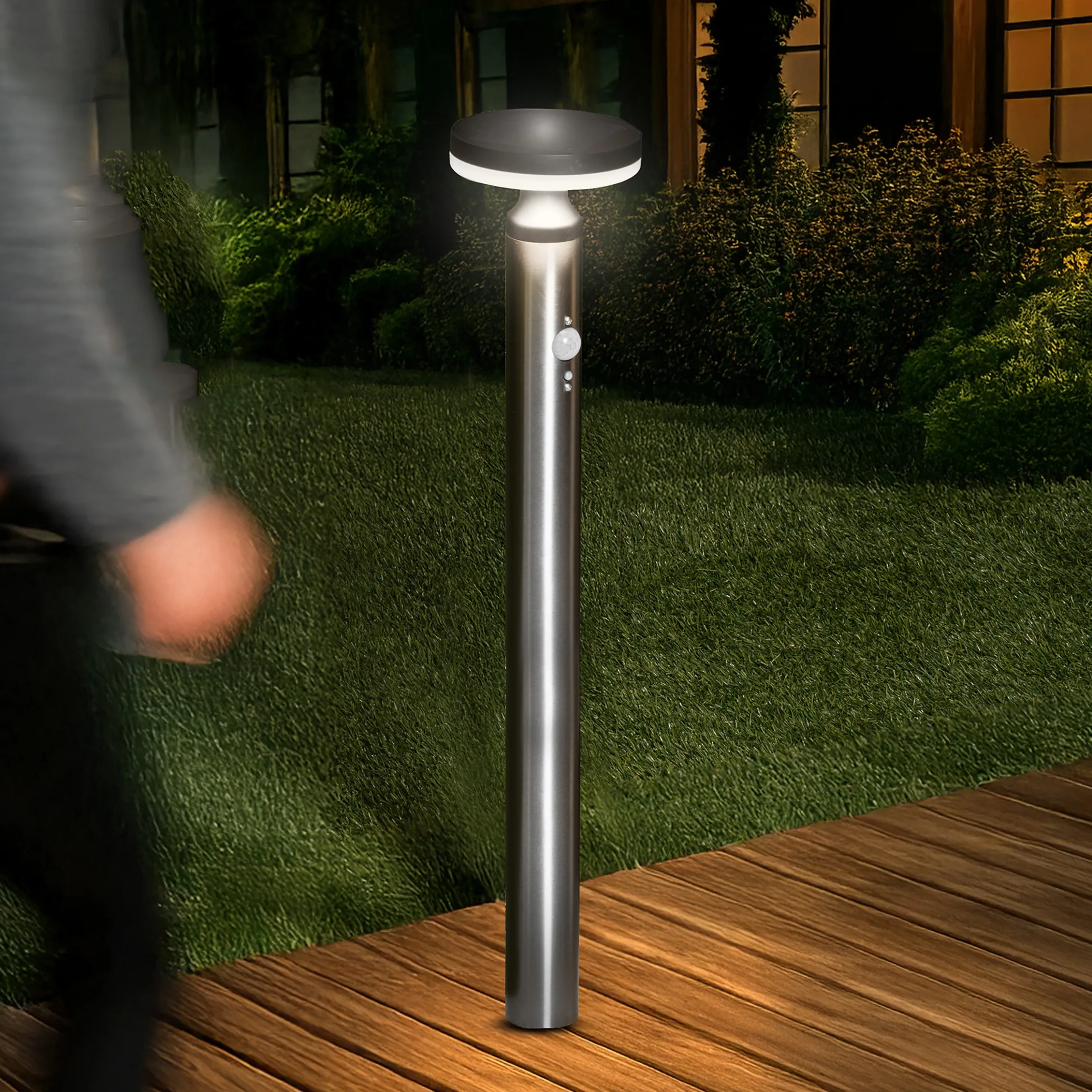 Solar Standleuchte Cortona 80 cm mit Bewegungssensor