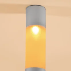 Solar Standleuchte Pole Light 50 bernsteinfarben