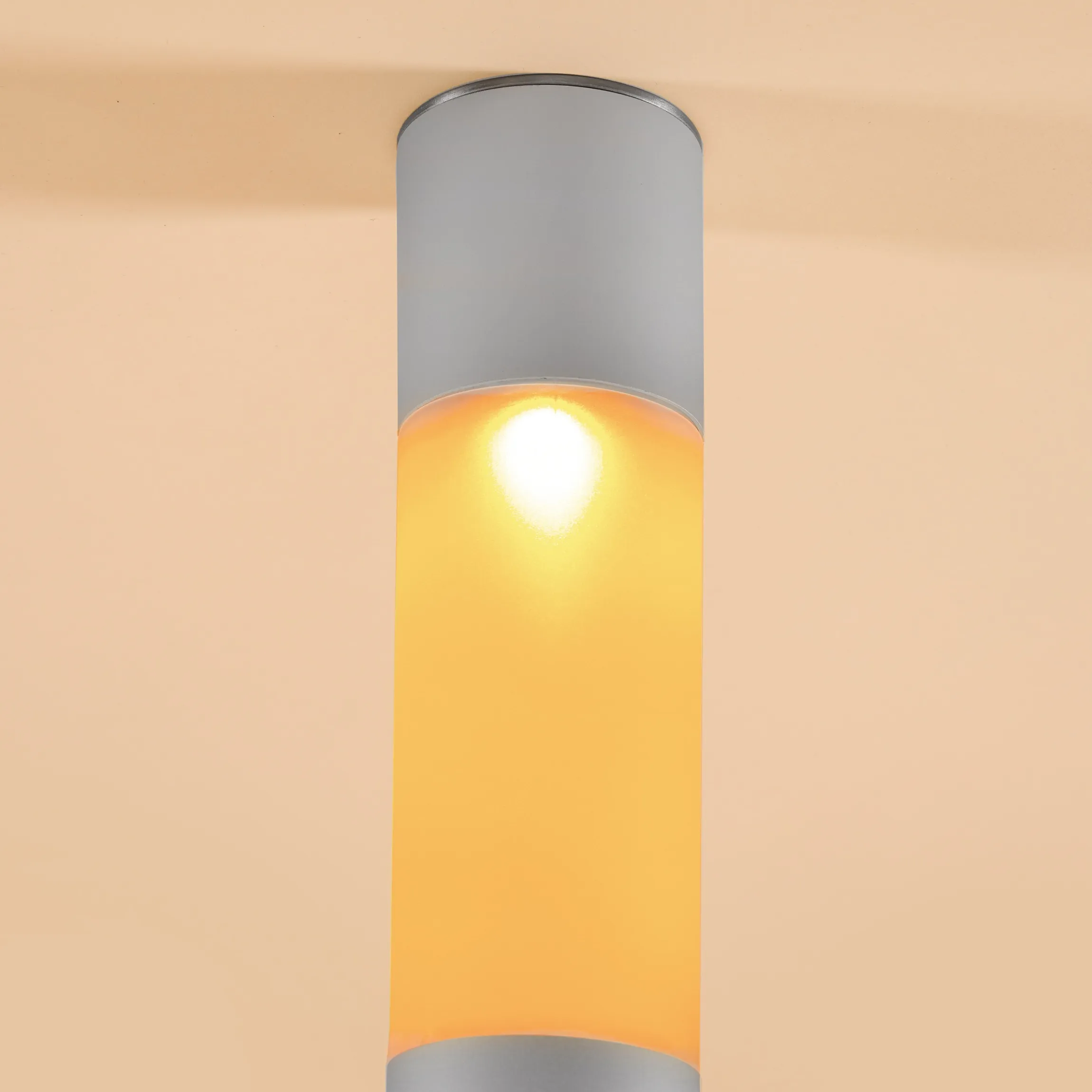 Solar Standleuchte Pole Light 30 bernsteinfarben