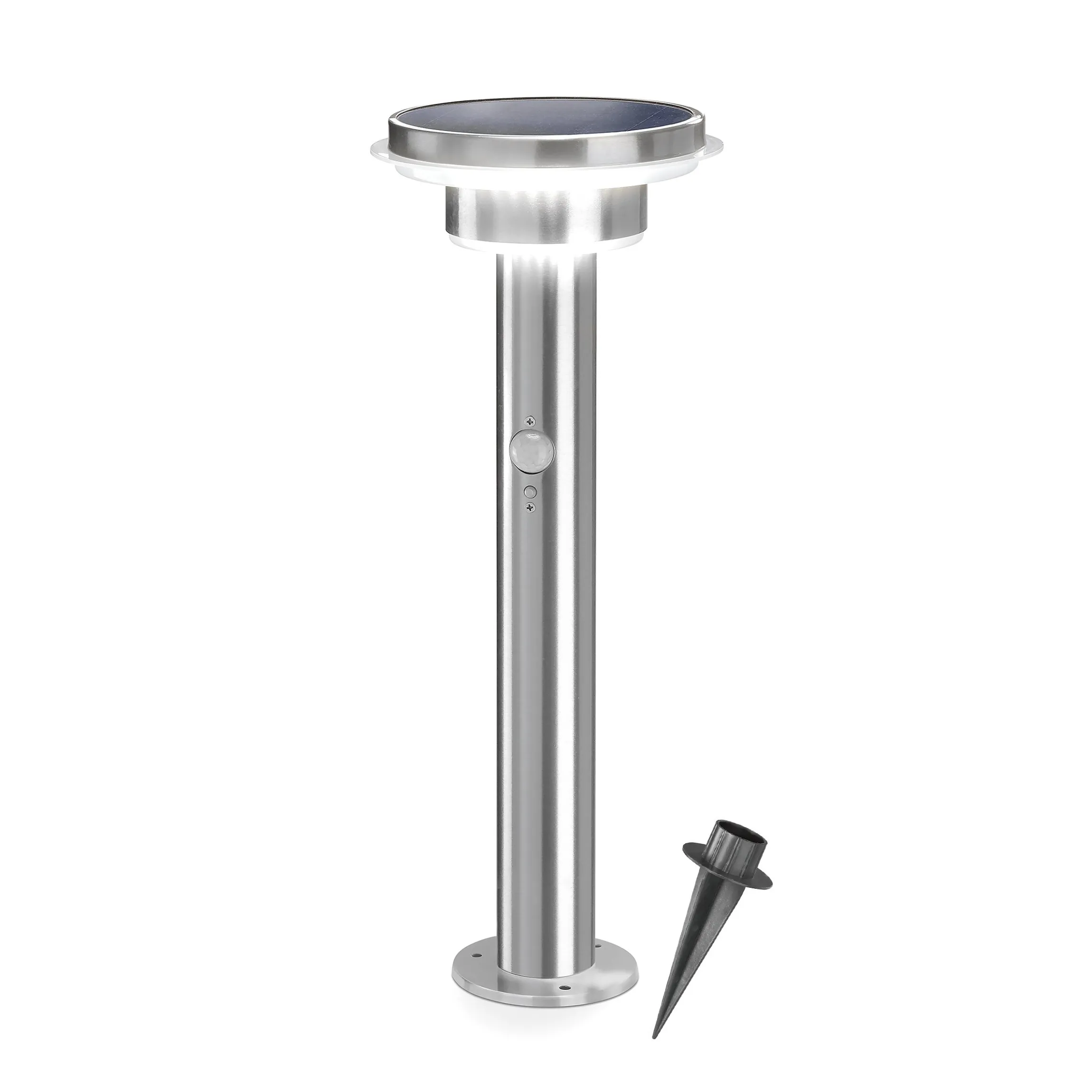 Solar Standleuchte Tini 45 mit Bewegungssensor