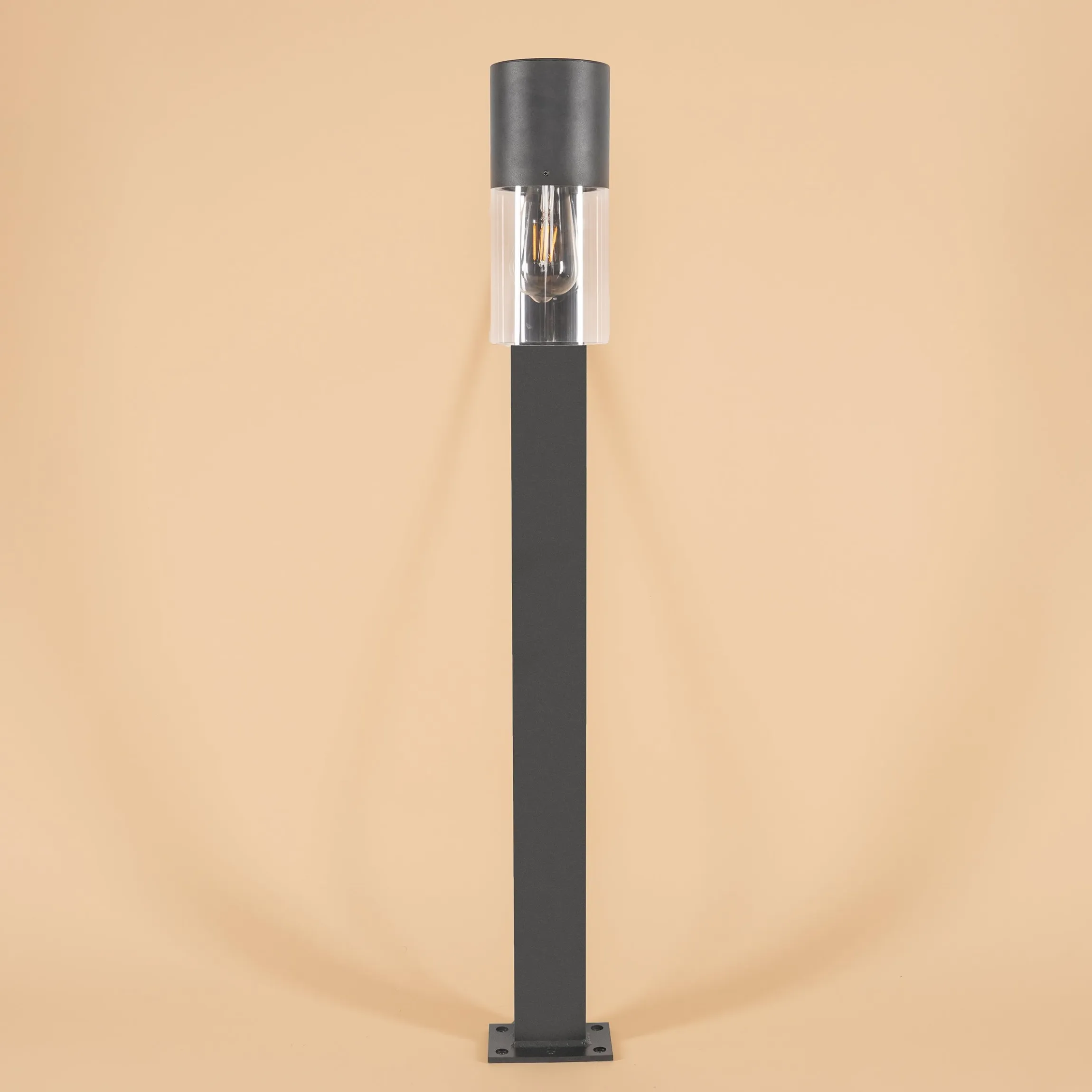 Solar Standleuchte Viola 100 cm mit LED-Glühbirne