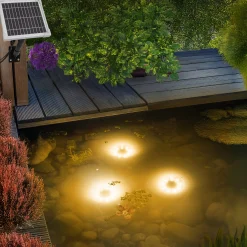 Solarstrahler Multispot Power mit 3 Strahlern, 96 lm warmweiß