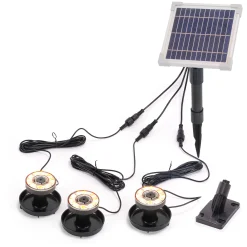 Solarstrahler Multispot Power mit 3 Strahlern, 96 lm warmweiß