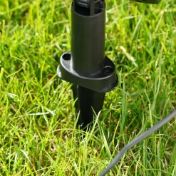Solarstrahler Power Trio Duocolor mit 3 Spots aus Edelstahl