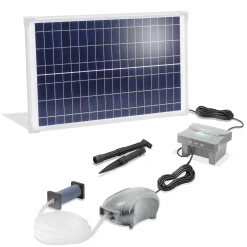 Solar Teichbelüfterset 25/600 mit 6 Ah LiFePO4 Akkuspeicher