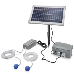 Solar Teichbelüfterset 8/200 mit 3,2 Ah Pb Akkuspeicher