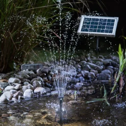 Solar Teichpumpenset 5/160 mit 1,5 Ah LiFePO4 Akkuspeicher