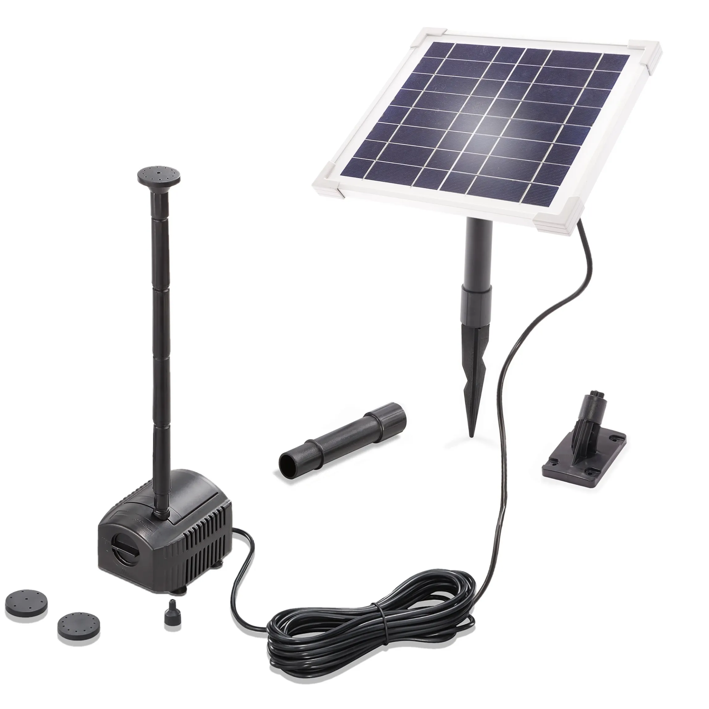 Solar Teichpumpenset 6/230 mit 1,5 Ah LiFePO4 Akkuspeicher