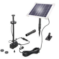 Solar Teichpumpenset 6/220 mit 1,5 Ah LiFePO4 Akkuspeicher