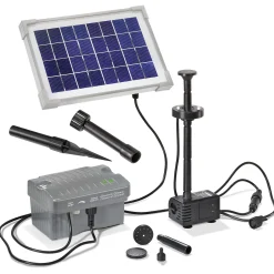Solar Teichpumpenset 5/300 mit 3,2 Ah Pb Akkuspeicher