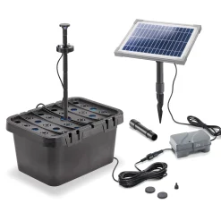 Solar Unterwasserfilter-Set 5/160 mit 1,5 Ah LiFePO4-Akkuspeicher