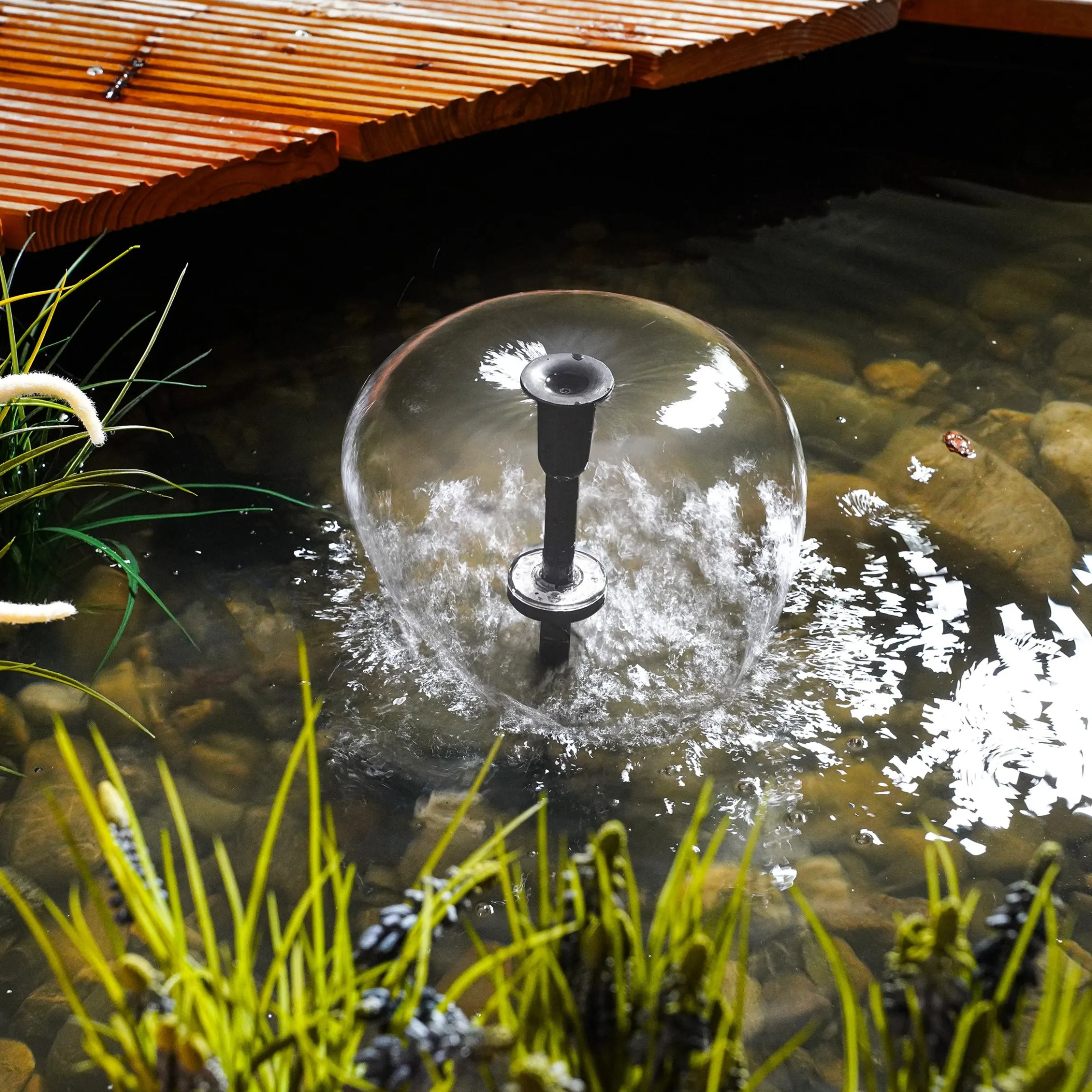 Solar Unterwasserfilter-Set 8/400 mit 4 Ah LiFePO4-Akkuspeicher