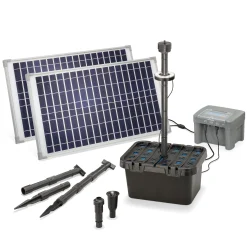 Solar Unterwasserfilter-Set 50/1300 mit 12 Ah Pb-Akkuspeicher