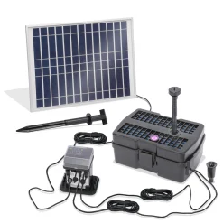 Solar UV-Unterwasserfilter-Set 12/800 mit 4 Ah Li-Ion-Akkuspeicher
