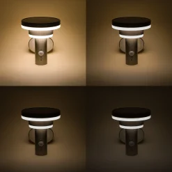 Solar Wandleuchte Modena mit Bewegungssensor