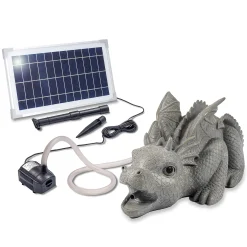 Solar Wasserspeier-Set Drache Grisu