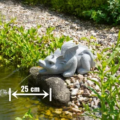Solar Wasserspeier-Set Drache Grisu