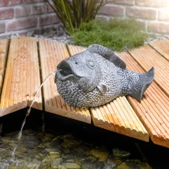Solar Wasserspeier-Set Fisch