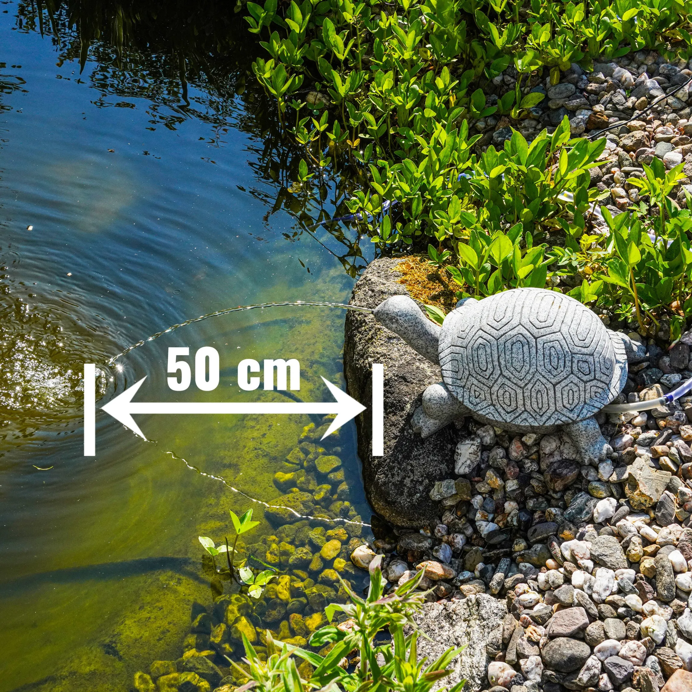 Solar Wasserspeier-Set Schildkröte