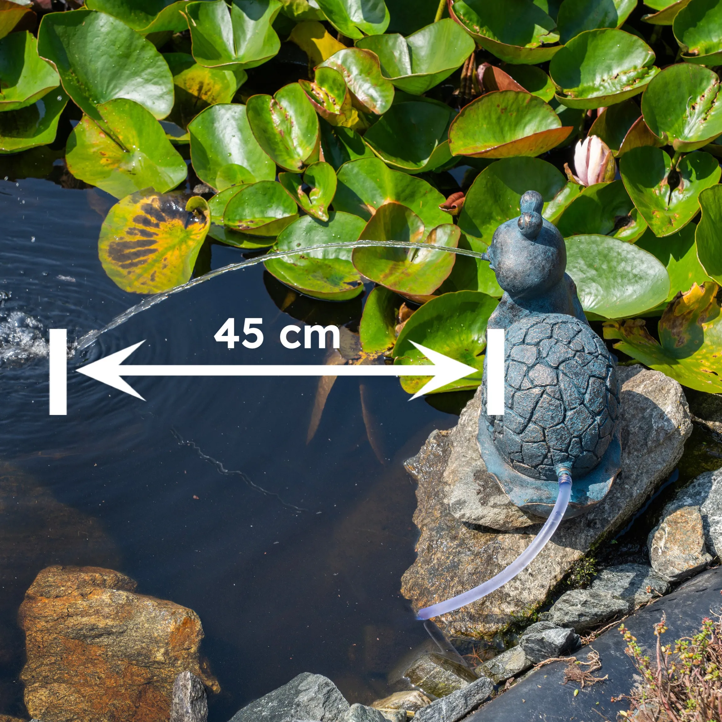 Solar Wasserspeier-Set Schnecke Emilius