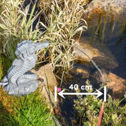 Solar Wasserspeier-Set Seepferdchen Ida