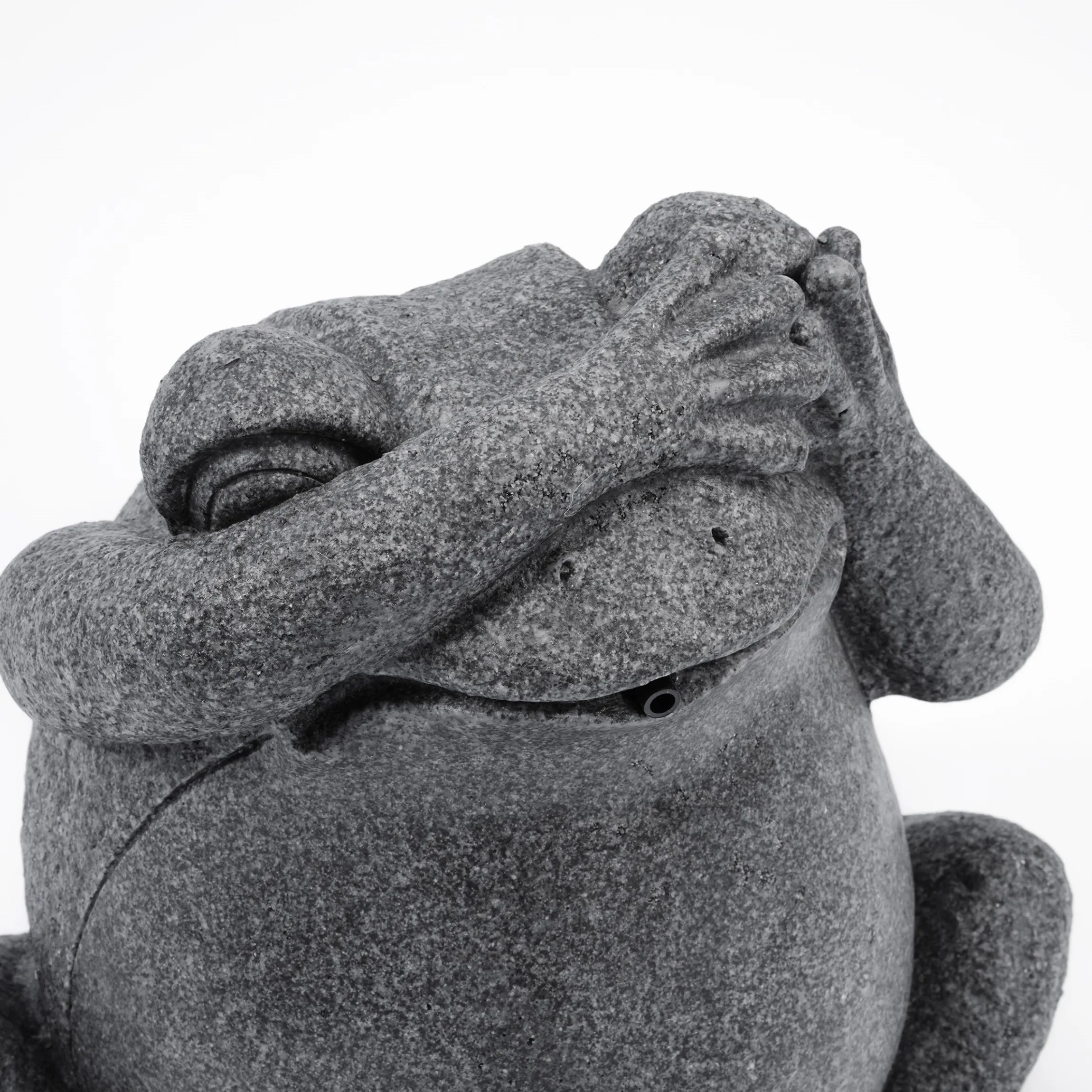 Solar Wasserspeier-Set sitzender Frosch