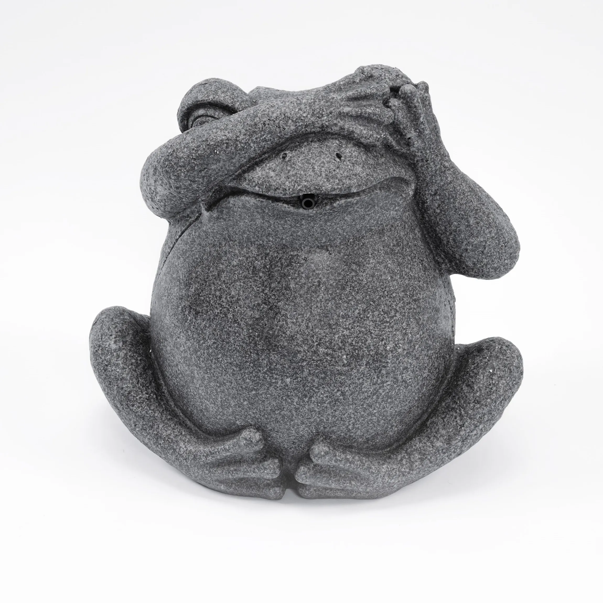 Solar Wasserspeier-Set sitzender Frosch