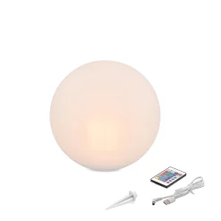 Stimmungsvolle Solarkugel Siena ⌀ 20 cm mit Fernbedienung