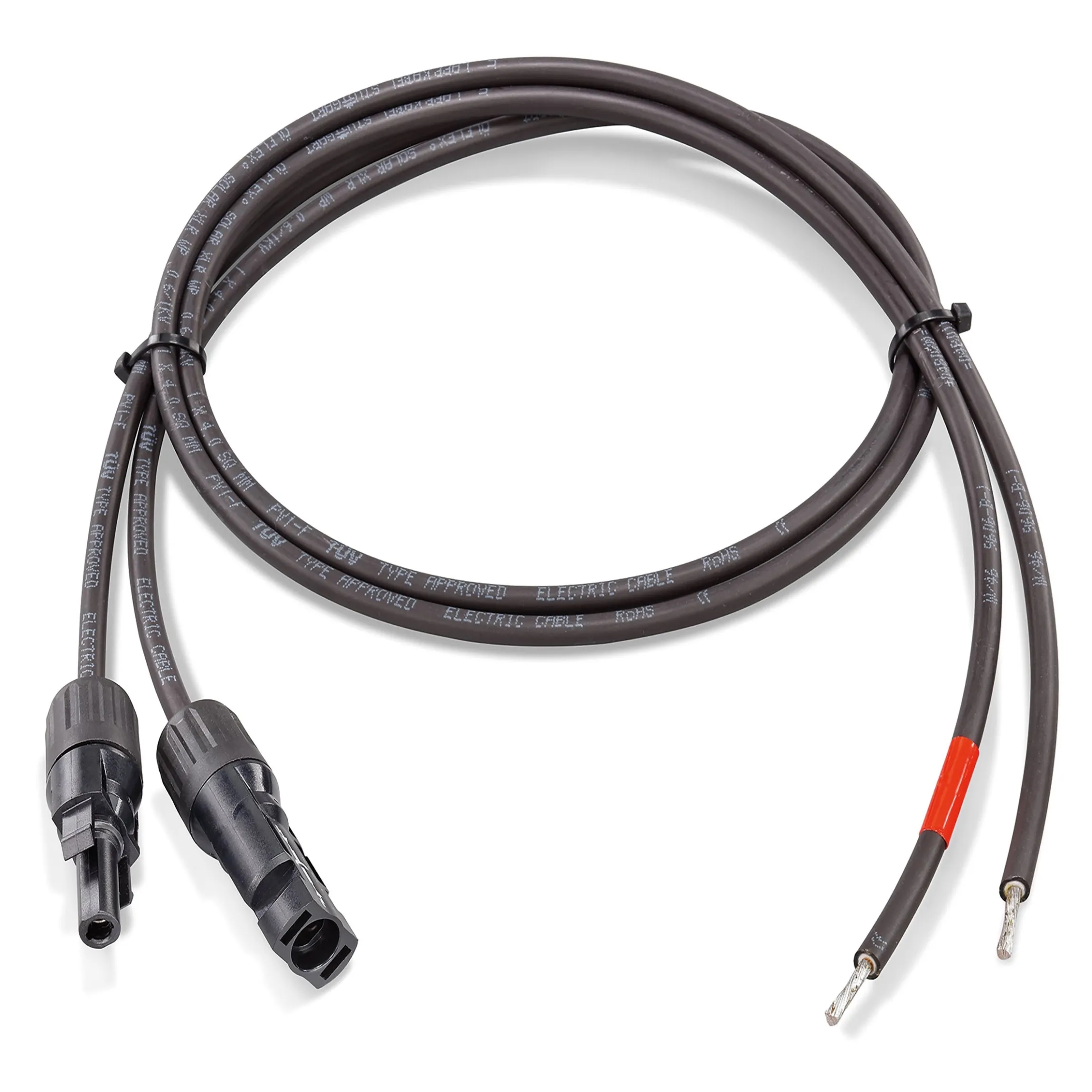 Verlängerung 2 x 1 m/ 6 mm²/ MC4 auf offene Enden