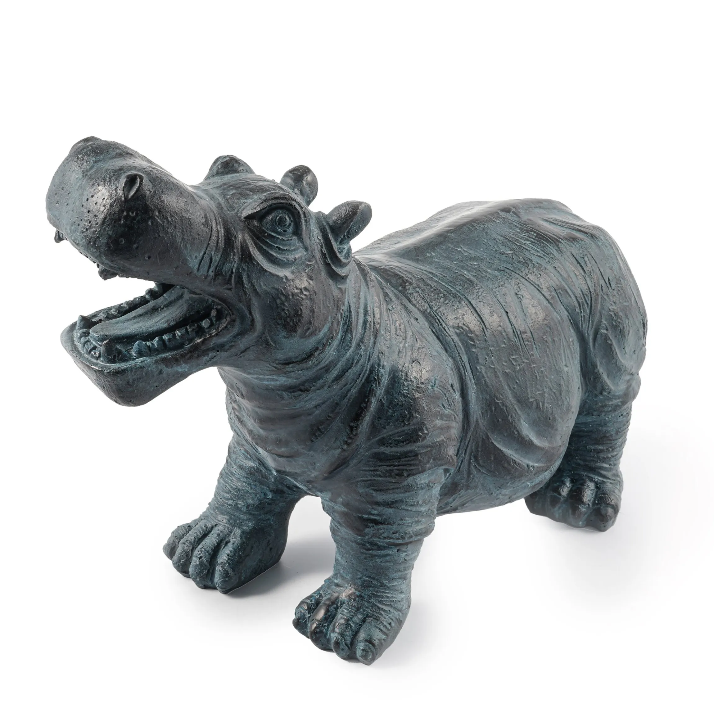 Wasserspeier-Figur Flusspferd Hippo