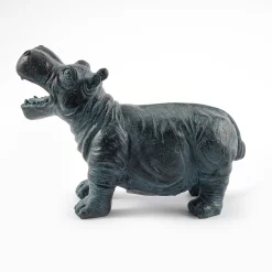 Wasserspeier-Figur Flusspferd Hippo