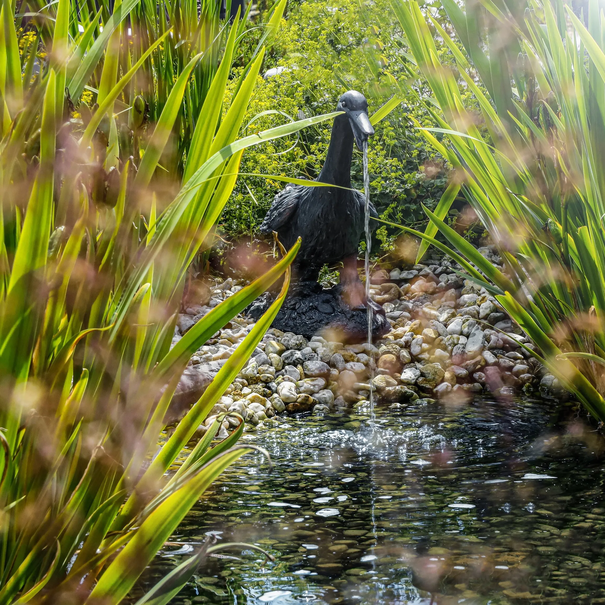 Wasserspeier-Figur Gans Erna